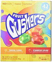 Betty Crocker Fruit Gushers Fruit Snacks, 42 x 0.8 oz Pouches