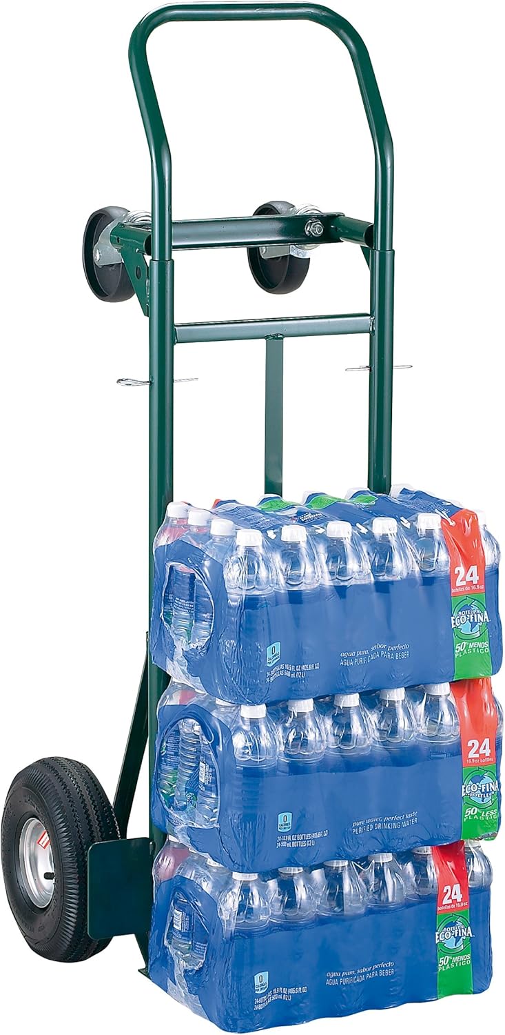 Harper Trucks Super-Steel Convertible Hand Truck, 700 lb Capacity, Telescoping Handle to 62" 10" Wheels