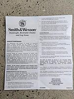 Smith & Wesson Model 100L Extra Link Nickel Finish Handcuffs