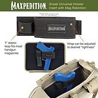 MAXPEDITION Sneak Universal Holster Insert with Mag Retention