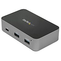 StarTech.com 4-Port USB C Hub - USB 3.2 Gen 2 (10Gbps) - 3x USB-A & 1x USB-C - Powered - Universal Power Adapter Included