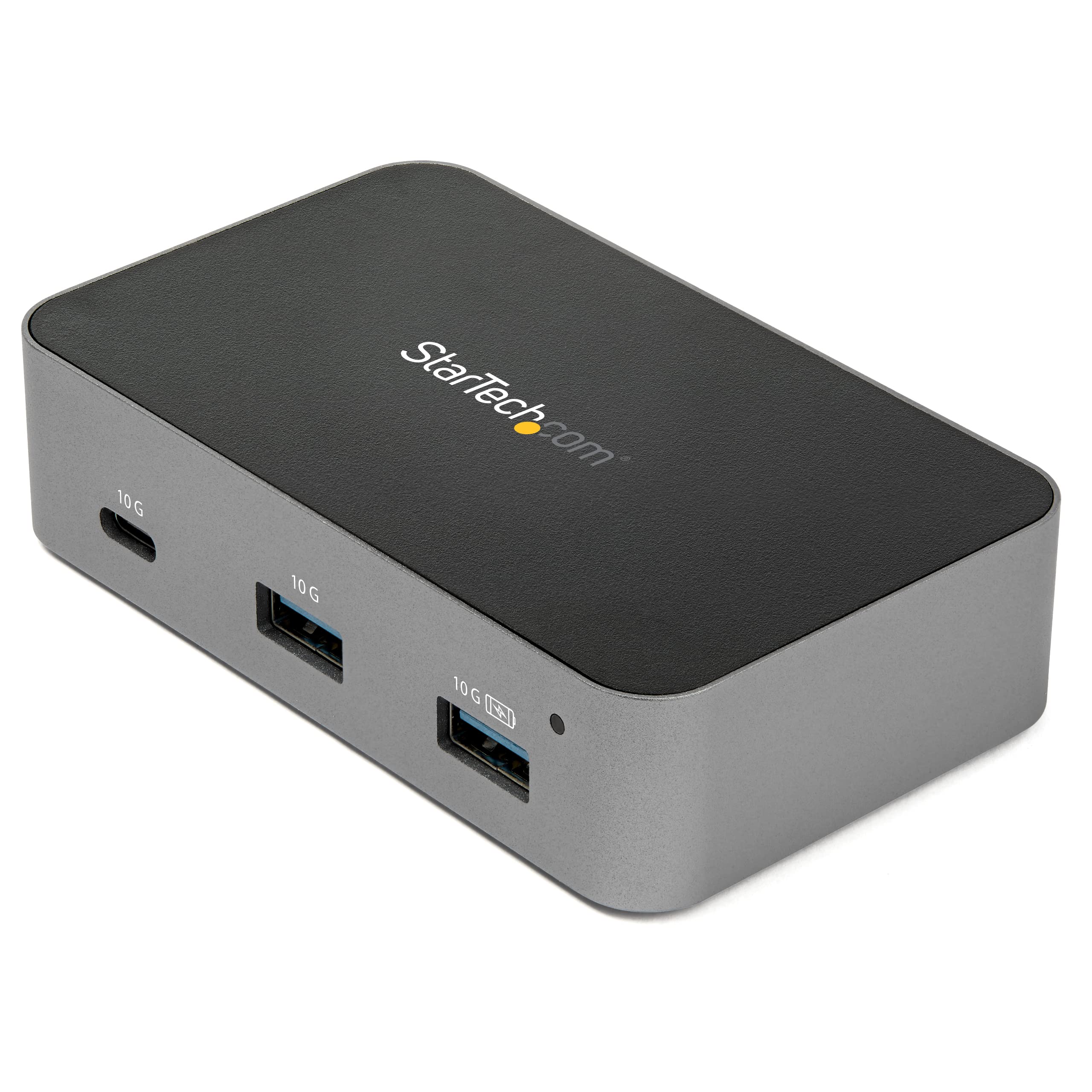StarTech.com 4-Port USB C Hub - USB 3.2 Gen 2 (10Gbps) - 3x USB-A & 1x USB-C - Powered - Universal Power Adapter Included