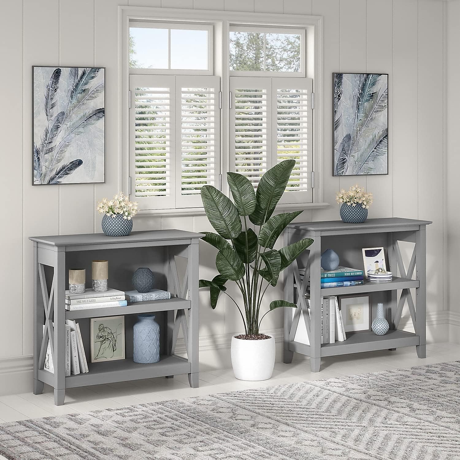 Bush Furniture Key West Bookcase Collection