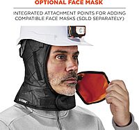 N-Ferno 6952 3-Layer Quilt Shoulder Winter Liner, Foam/Polyester/Sherpa, One Size Fits Most, Black