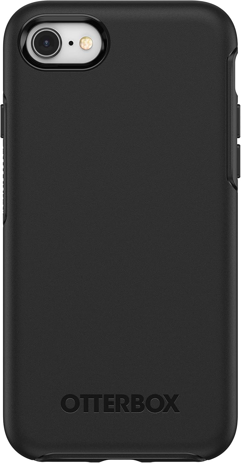 OtterBox iPhone SE 3rd/2nd Gen, iPhone 8/7 (Non-retail/Ships in Polybag) Symmetry Series Case - BLACK, ultra-sleek