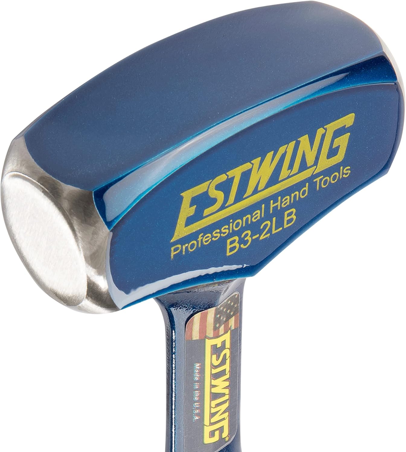 ESTWING Drilling/Crack Hammer - 2-Pound Sledge with Forged Steel Construction & Shock Reduction Grip - B3-2LB 2 lbs Hammer