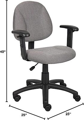 BOSS OFFICE PRODUCTS Perfect Posture Deluxe Fabric Task Chair