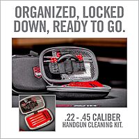 Real Avid Handgun Cleaning Kit - All-in-One 13 Piece Pistol Cleaning Kit with Cleaning Rod, Bore Brushes, Gun Cleaning Jags & Gun Cleaning Patches Value Pack