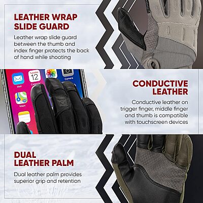 VERTX Move to Contact Mens Tactical Gloves