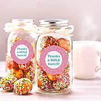 Avery Matte White Round Scalloped Labels, Sure Feed Technology, 2.5" Diameter