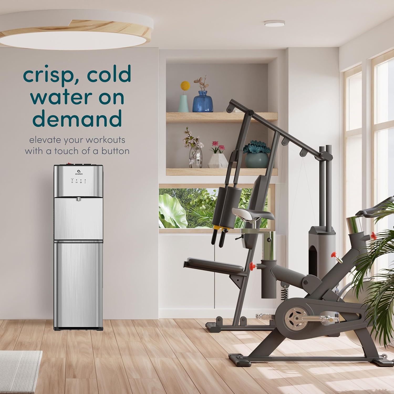 Avalon Limited Edition Self Cleaning Water Cooler Water Dispenser - 3 Temperature Settings - Hot, Cold & Room Water