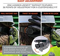 Ergodyne Skullerz 8966 Lightweight Cap-Style Vented Hard Hat - Type 1, Class C