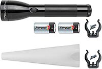 MagLite ML50L-I2TQG: Ml50L 2 Cell C Led Outdoor Adventure Pack Black, Adjustable Beam Angle, Water Resistant, Battery Powered