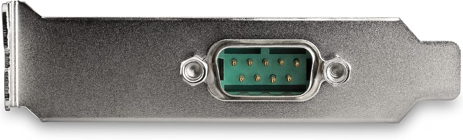 StarTech.com 1-port PCI Express RS232 Serial Adapter Card - PCIe RS232 Serial Host Controller Card - PCIe to Serial DB9