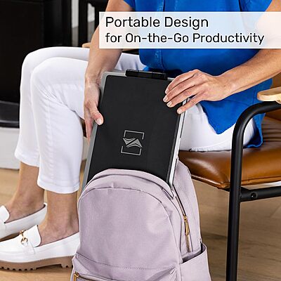 SideTrak Swivel 14" Attachable Portable Monitor Extender, FHD TFT Laptop Dual Screen with Kickstand + Unique Swivel Hinge