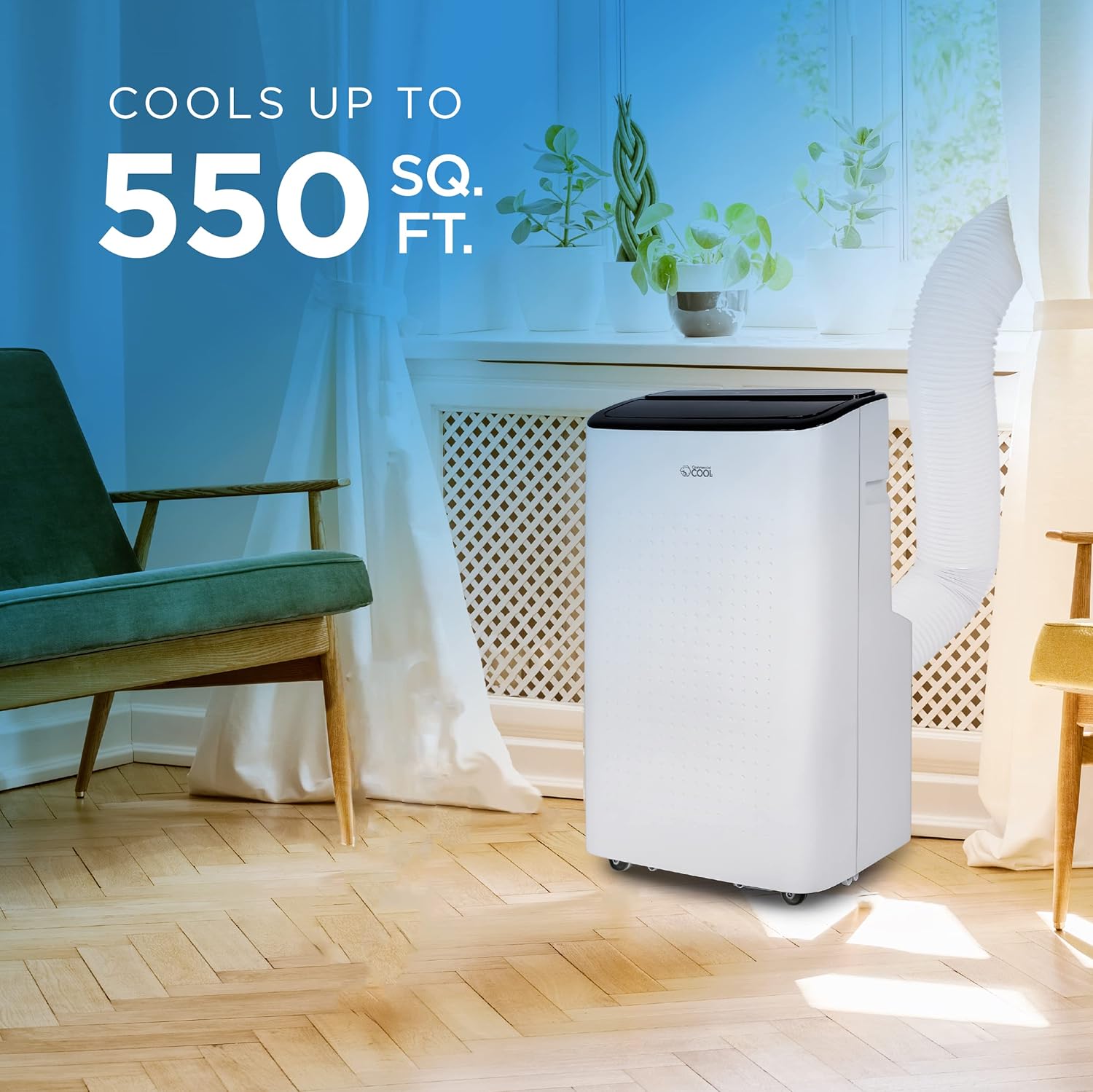 COMMERCIAL COOL Portable Air Conditioner, Dehumidifier & Fan