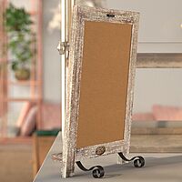 FLASH FURNITURE Canterbury Tabletop Magnetic Chalkboard Sign