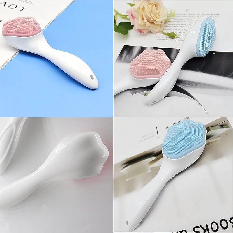 SILICON FACE SCRUBBING CLEANING DEAD SKIN REMOVING SPONGE