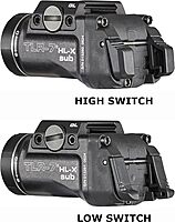Streamlight 69503 TLR-7 HL-X sub USB 1000-Lumen Rechargeable Rail-Mounted Weapon Light Designed Exclusively for Glock 43X/48