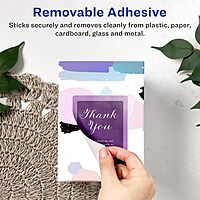 Avery Matte White Removable Rectangle Labels, Sure Feed Technology, Print-to-The-Edge, 4" x 6"