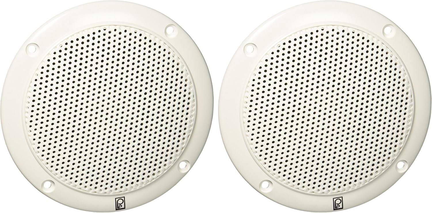 Poly-Planar MA-4054-W 4" 2-Way Coaxial White 40W