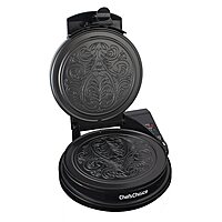Chef'sChoice KrumKake Maker Features Nonstick Surface and Instant Heat Recovery with Temperature Control and Ready Light