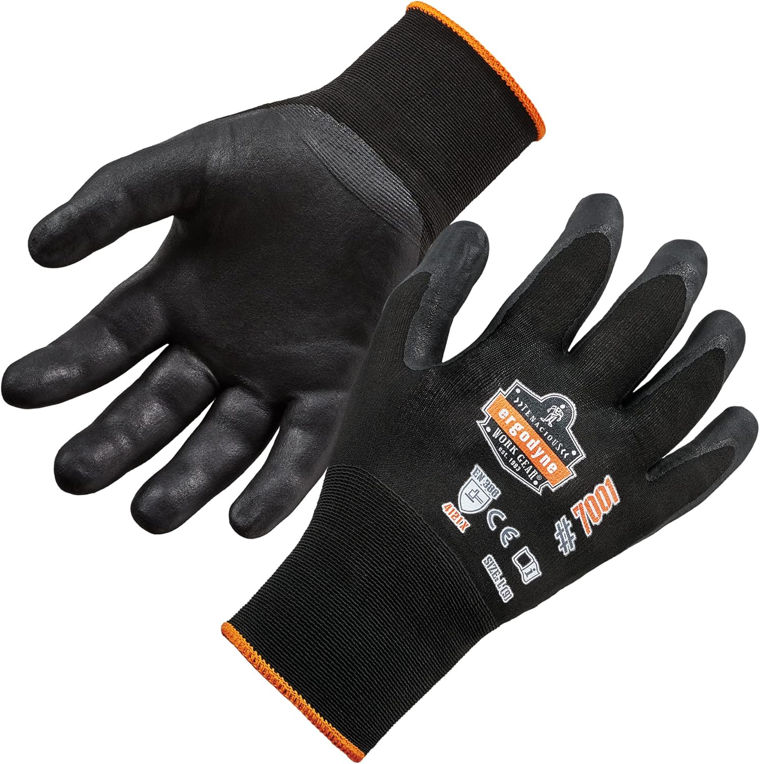 ERGODYNE ProFlex 7001 Nitrile Coated Work Gloves