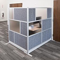Luxor Modular Room Divider Wall System Add-On Wall