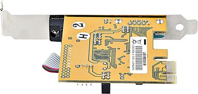 StarTech.com 2-Port PCI Express Serial Interface Card, Dual Port PCIe to RS232 (DB9) Serial Card, 16C1050 UART