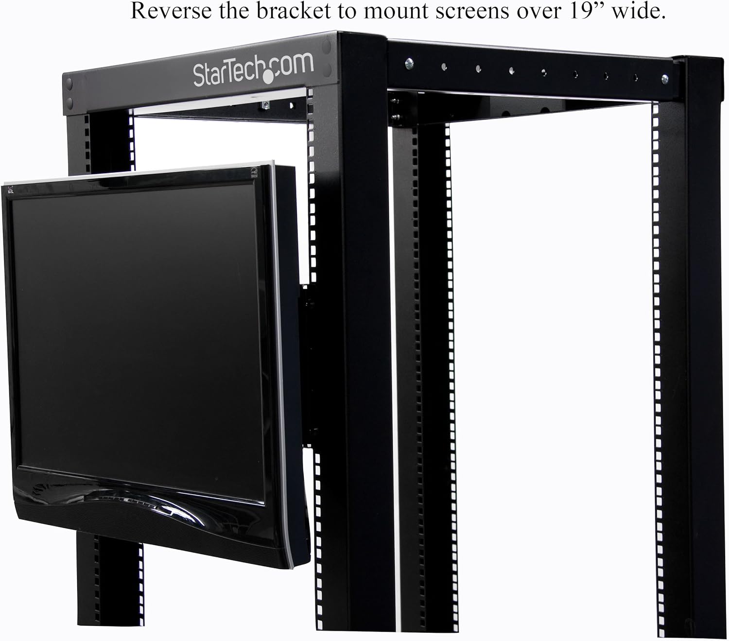StarTech.com 4U Universal VESA LCD Monitor Mounting Bracket for 19-inch Rack or Cabinet - TAA Compliant