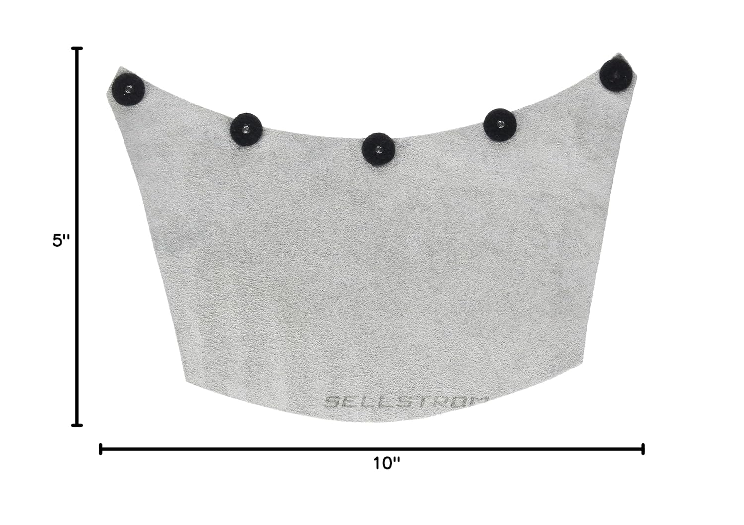 Sellstrom Welding Bib, Leather, 5inL x 10inW