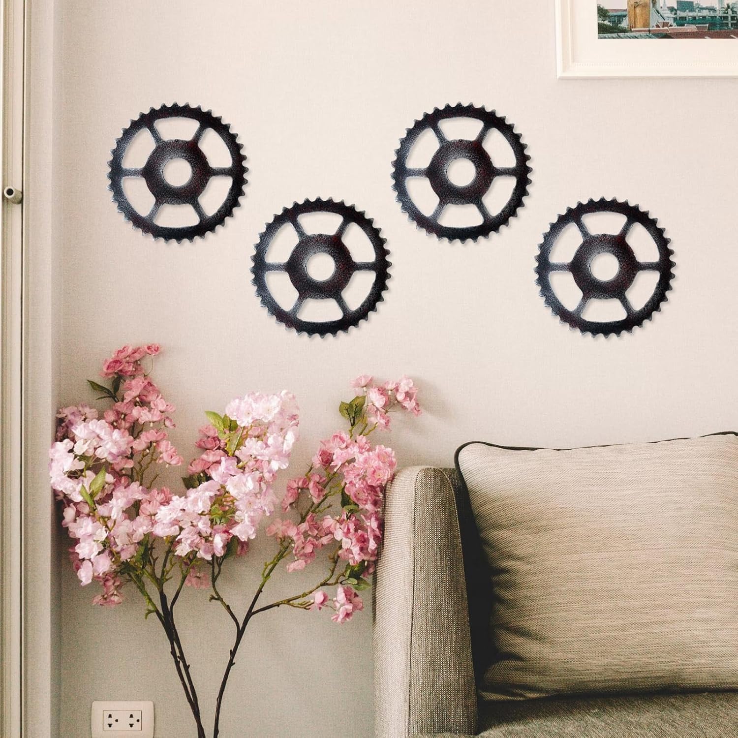 MCR SAFETY Disposable Nitrile Gloves, General Purpose, Powder-Free, Ambidextrous, Grain Grip