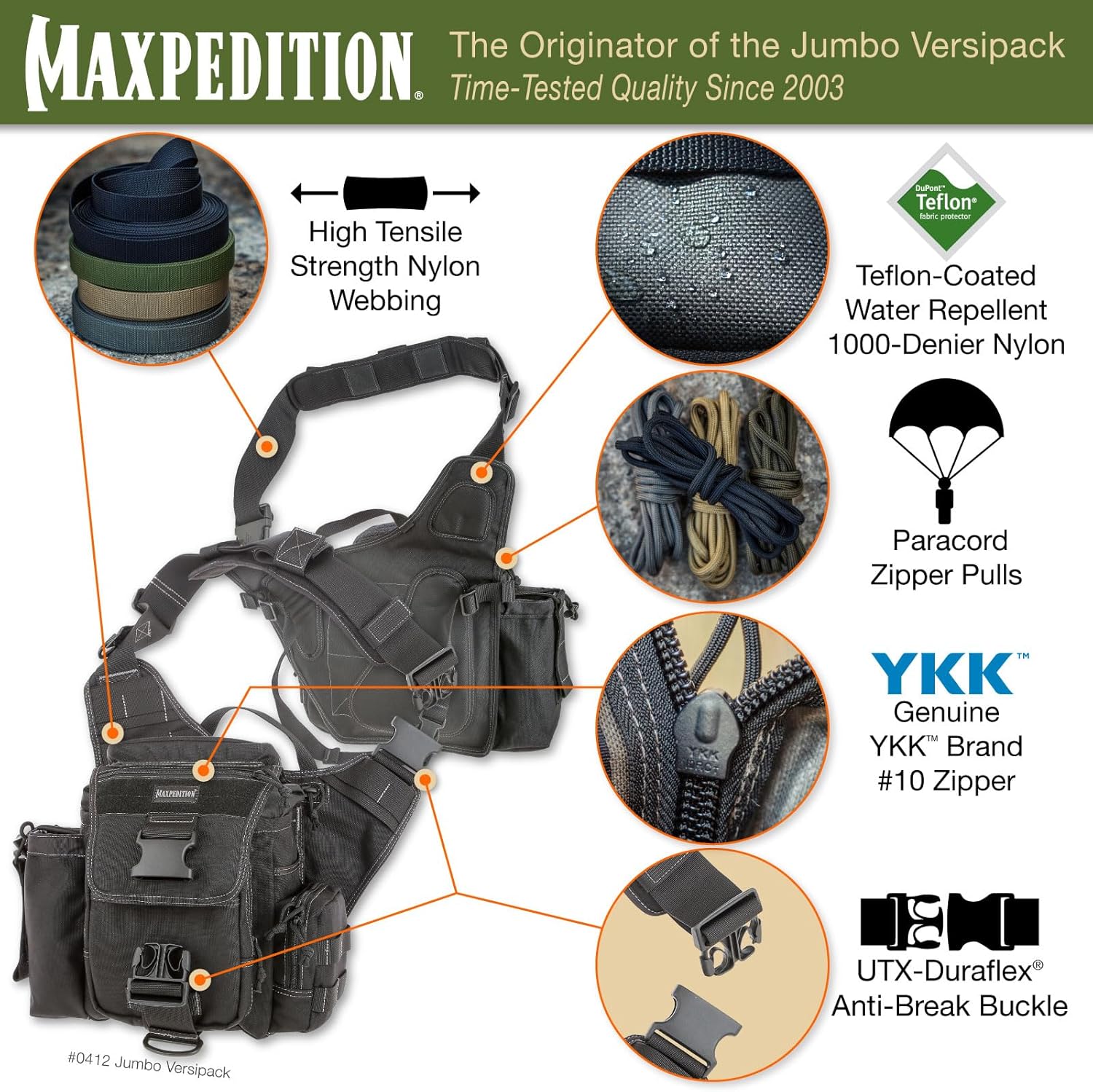 MAXPEDITION Jumbo Versipack