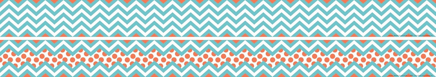 BARKER CREEK Double-Sided Chevron Border Strips, 3 in x 35 in