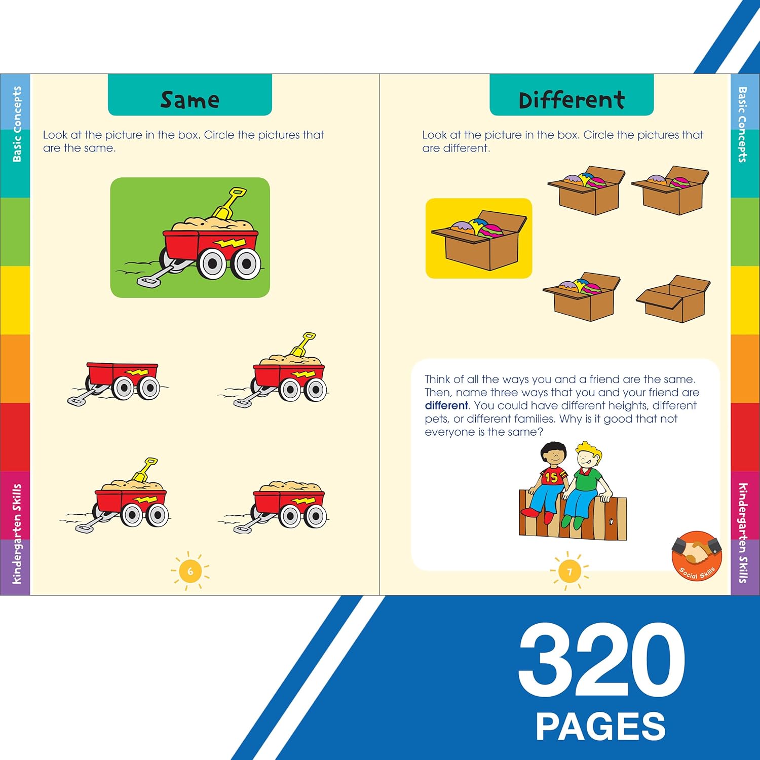 Carson Dellosa — Kindergarten Skills Workbook for Kindergarten, 320 Pages
