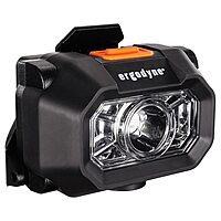 Ergodyne Skullerz 8978 Intrinsically Safe Hard Hat Headlamp Light, Compatible with Ergodyne Skullerz Hard Hats and Safety Helmets,Black
