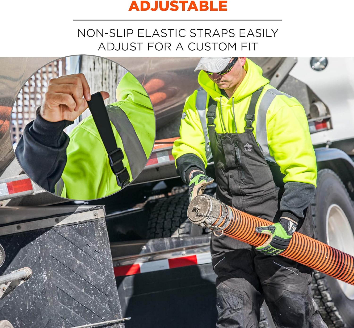 Ergodyne N-Ferno 6472 Insulated Bib Overalls Workwear Outerwear