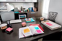 Post-it Notes, 3 in x 3 in., 18 Sticky Notes Pads, 100 Sheets per Pad, Poptimistic Collection