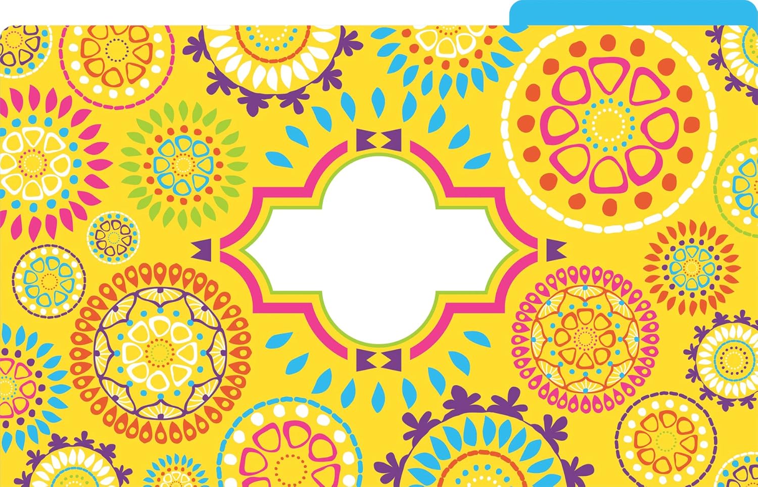Barker Creek Legal-Size Designer File Folders, Moroccan, Multicolor, Replace Bland and Boring with Bright and Beautiful