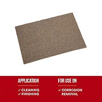 3M Scotch-Brite Heavy Duty Hand Pad 7440B, 6 in x 9 in, Pack of 40, Hand Sanding Pad - Metal Deburring and Finishing Pad