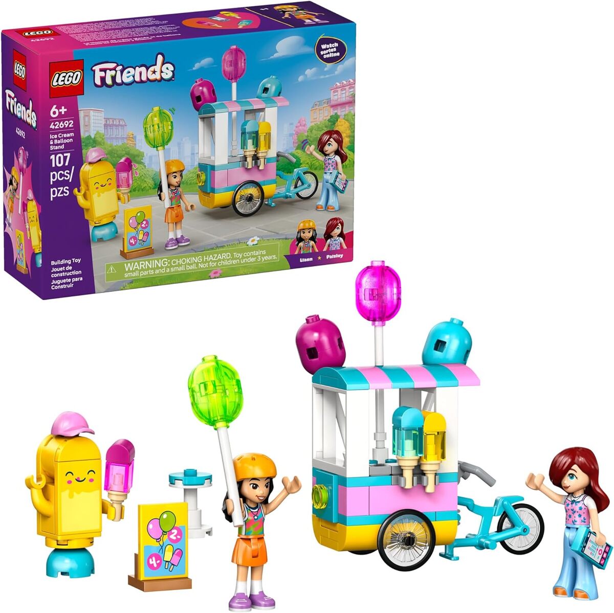 LEGO Friends 42692 Ice Cream & Balloon Stand
