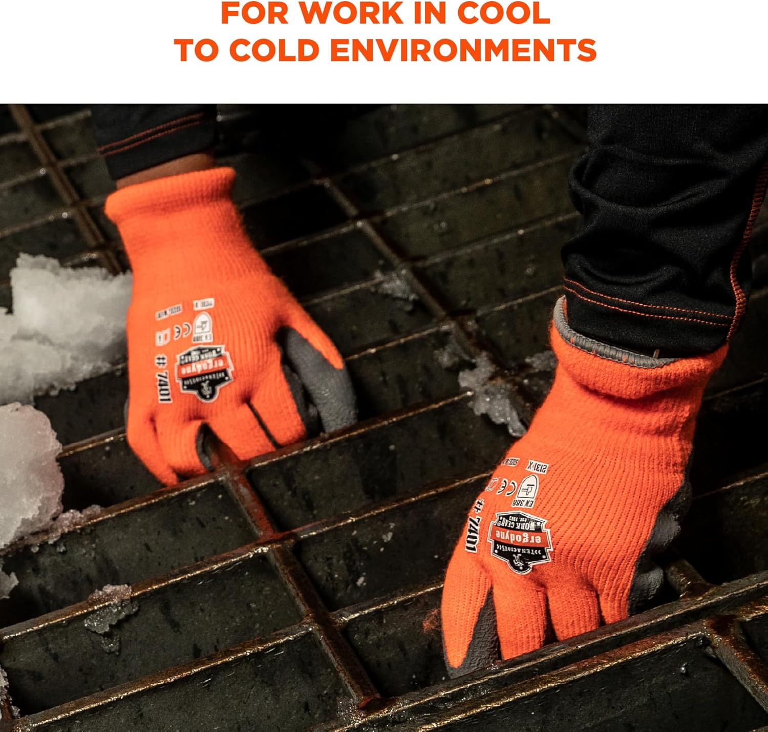 ERGODYNE ProFlex 7401 Coated Winter Work Gloves