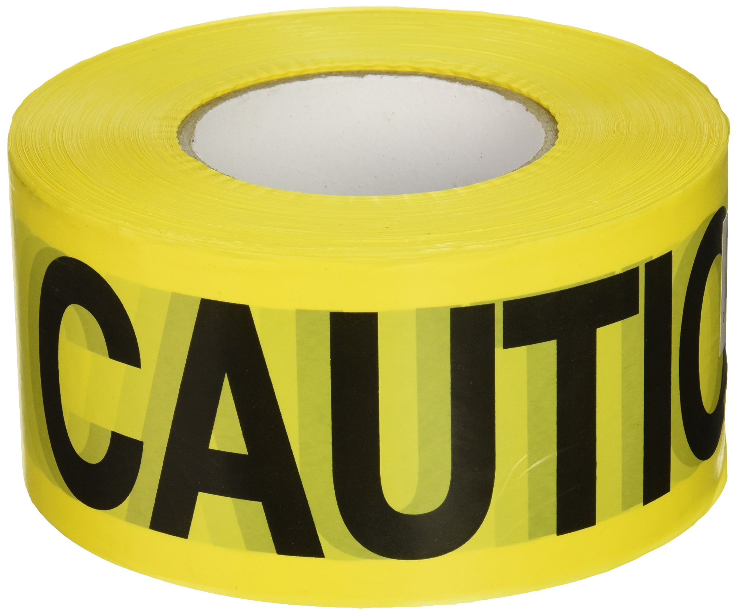 C.H. Hanson 16000 Yellow Caution Barricade Tape, 2 mil, 1000 ft, YELLOW/BLACK, Caution Yellow 305m (1000ft) One Size