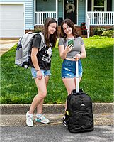 High Sierra Powerglide Pro Backpack With 15.6in Laptop Pocket, Silver