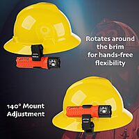 Nightstick XPP-5418RX-K01 Intrinsically Safe Flashlights with Multi-Angle Mount, Red