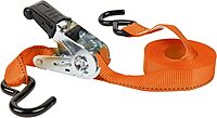 Keeper – 1” x 15' High Tension Ratchet Tie-Down, 4 Pack - 500 lbs. Working Load Limit