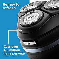Philips Norelco SH30/52 Shaving Heads, Compatible with Philips Shavers Series 1000, 3000 and 5000, Powerful Performance, Self-Sharpening, 3 Pieces, Model SH30/52