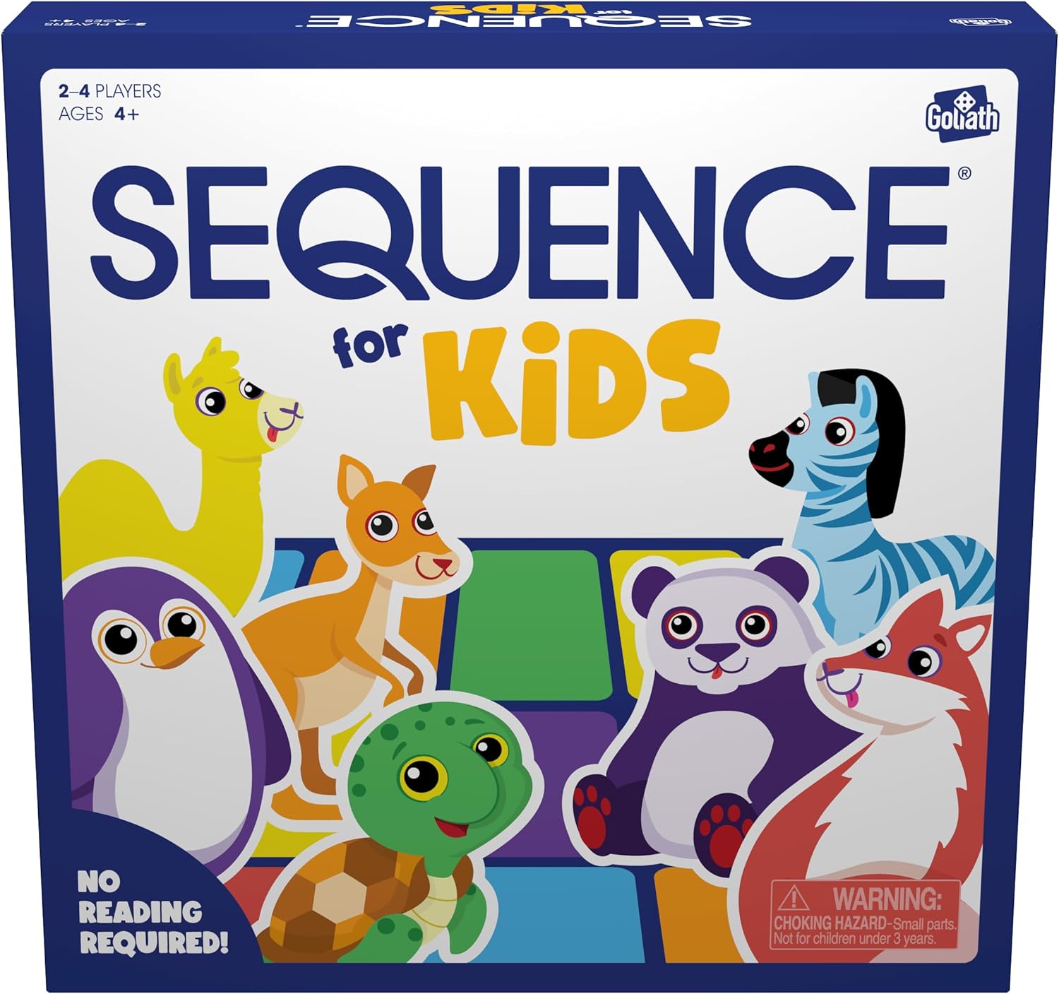 SEQUENCE for Kids -- The 'No Reading Required' Strategy Game by Jax and Goliath, Multi Color