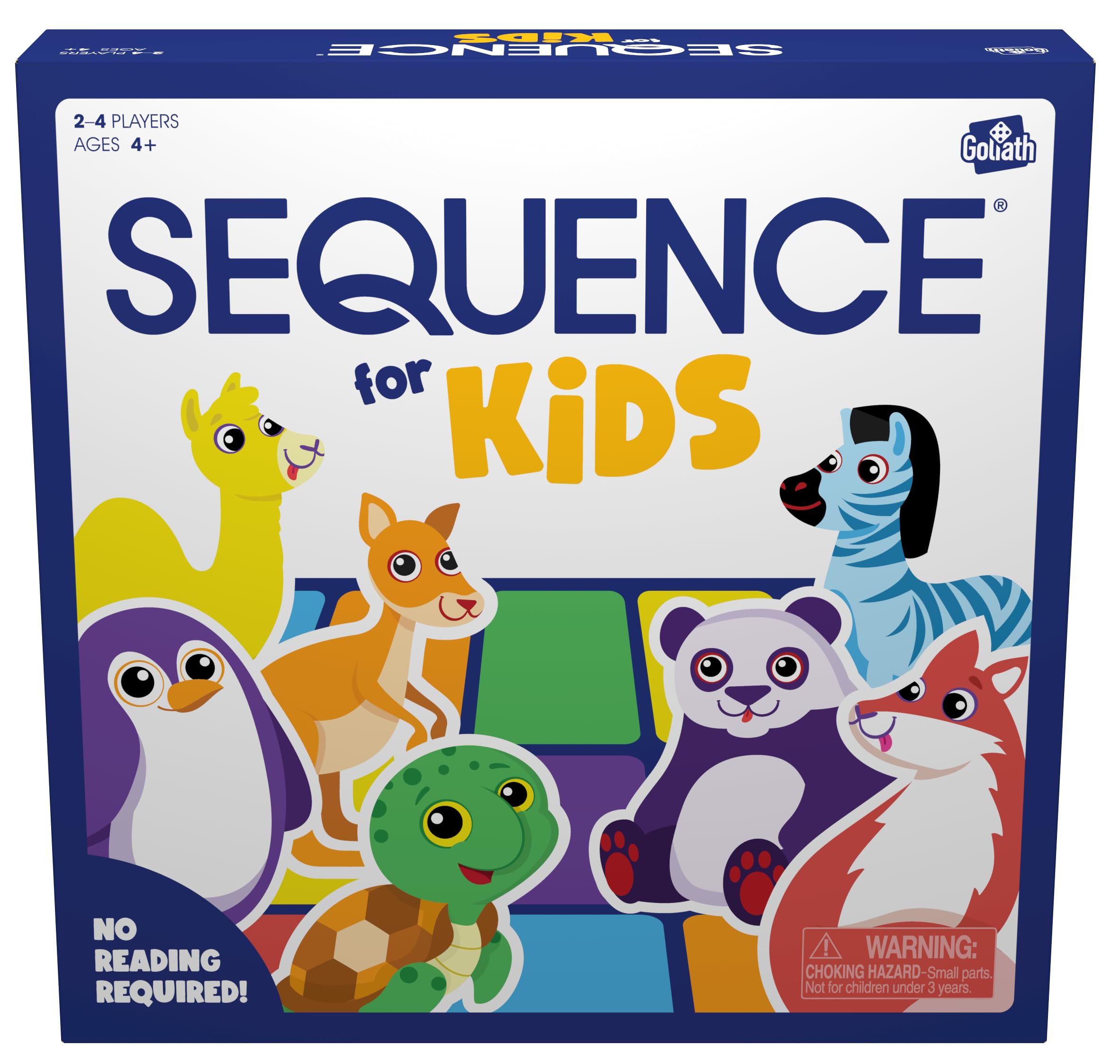 SEQUENCE for Kids -- The 'No Reading Required' Strategy Game by Jax and Goliath, Multi Color