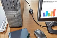 Eaton Tripp Lite DisplayPort to VGA Adapter Cable Active Converter, Displayport 1.2, DP to VGA, 6 inches / 15.2 Centimeters, 3-Year Warranty (P134-06N-VGA-V2)